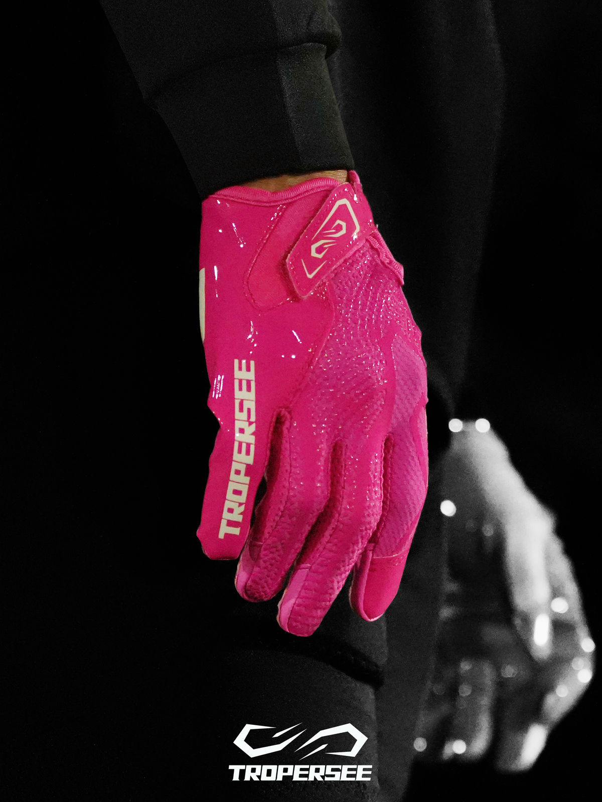TROPERSEE GMD Game Day Football Gloves Pink