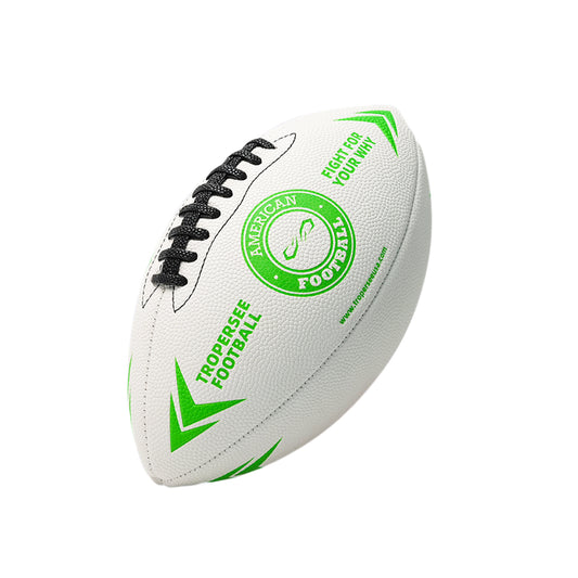WHITE LASER AMERICAN FOOTBALL