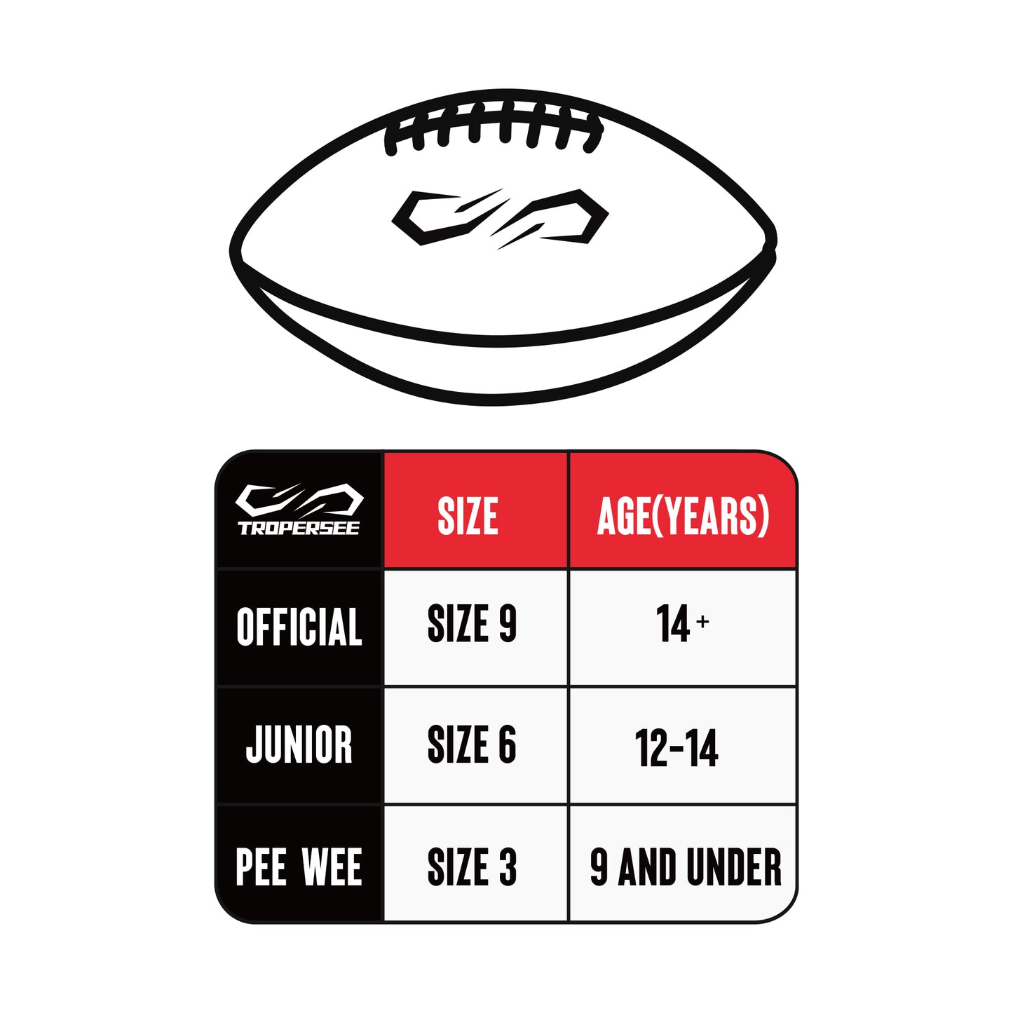 WHITE LASER AMERICAN FOOTBALL