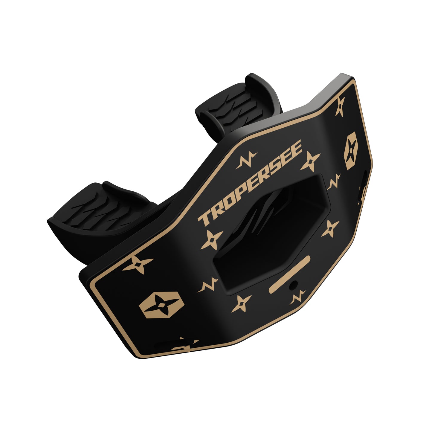 BLACK & GOLD PATTERN VO₂PEAK MOUTHGUARD