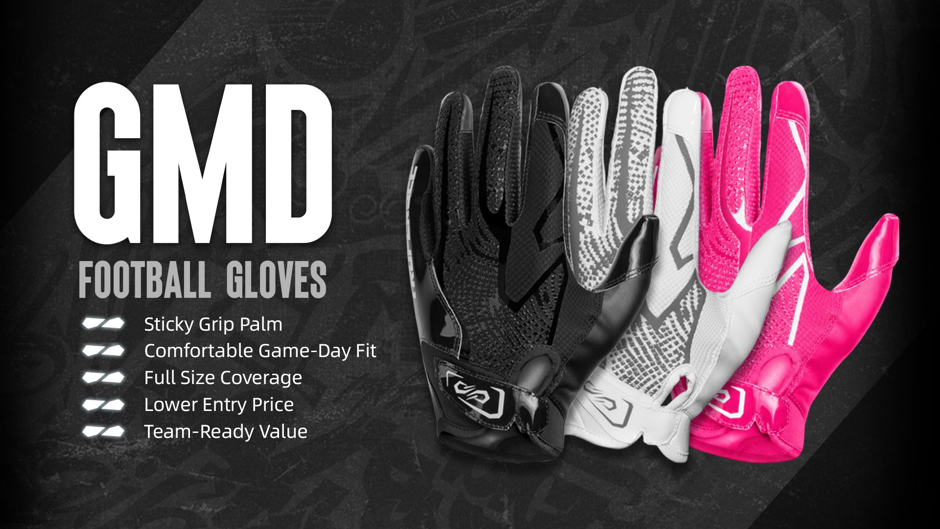 GMD Football Gloves Banner
