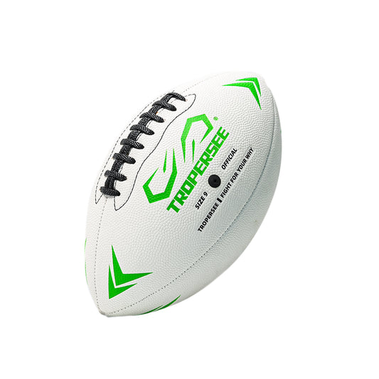 WHITE LASER AMERICAN FOOTBALL