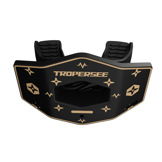 BLACK & GOLD PATTERN VO₂PEAK MOUTHGUARD