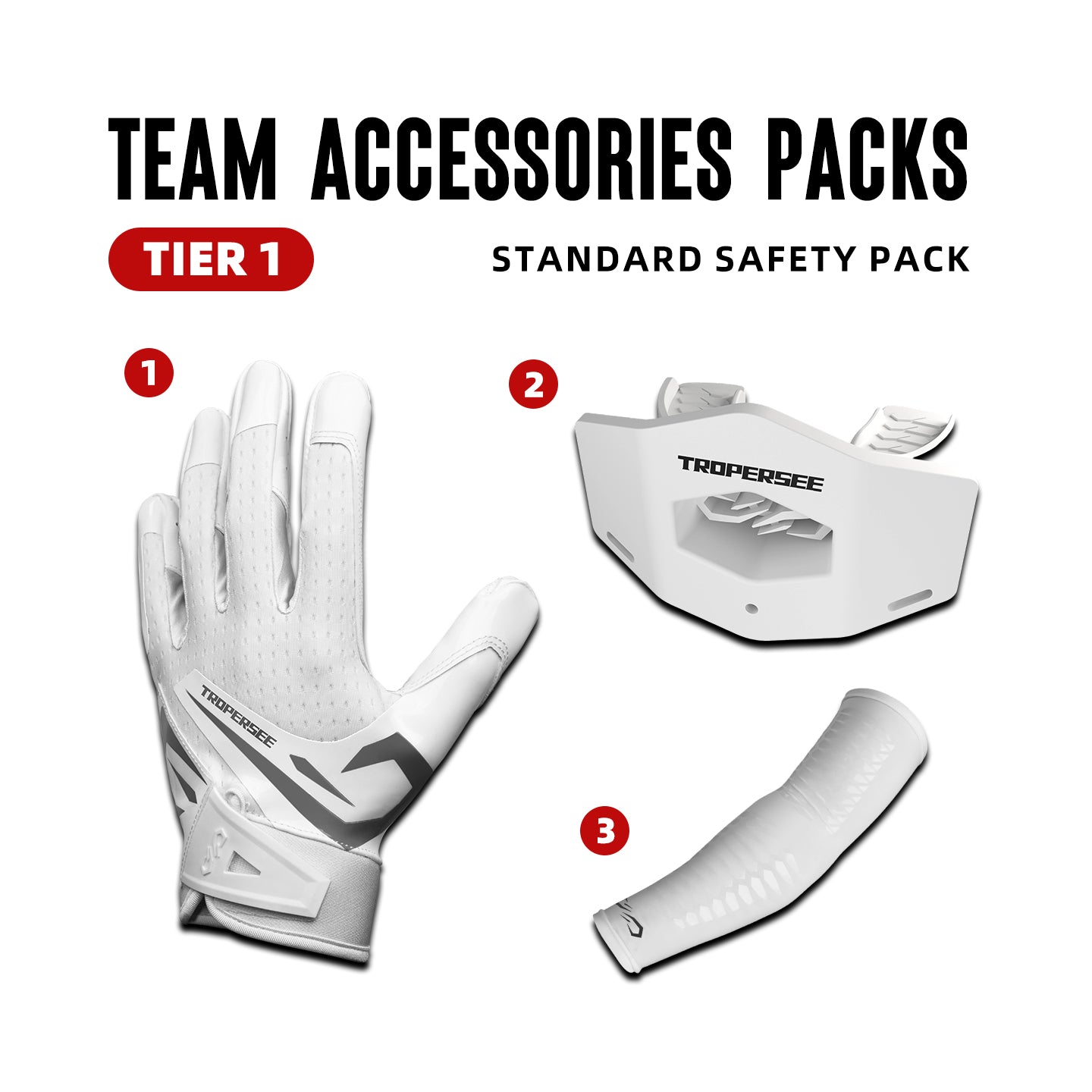 Standard Football Safety Pack — 12-Player Gear Bundle