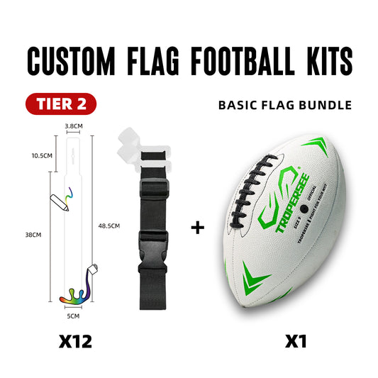 Elite Custom Flag Football Team Bundle — 12-Player Custom Pack