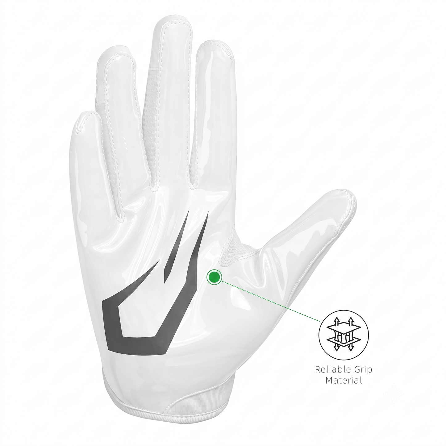 Pre-Order TROPERSEE GMD Game Day Football Gloves White