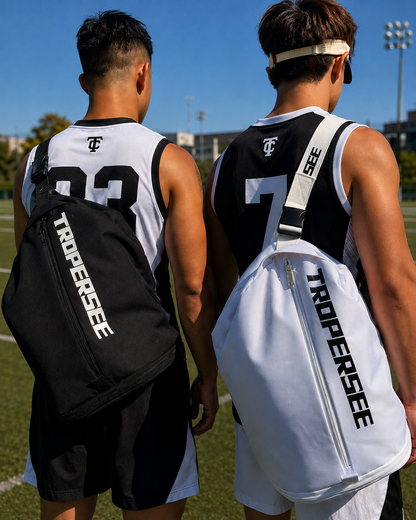 TROPERSEE Flag Sling Bag - Crossbody Gear Bag for Flag Football & Training
