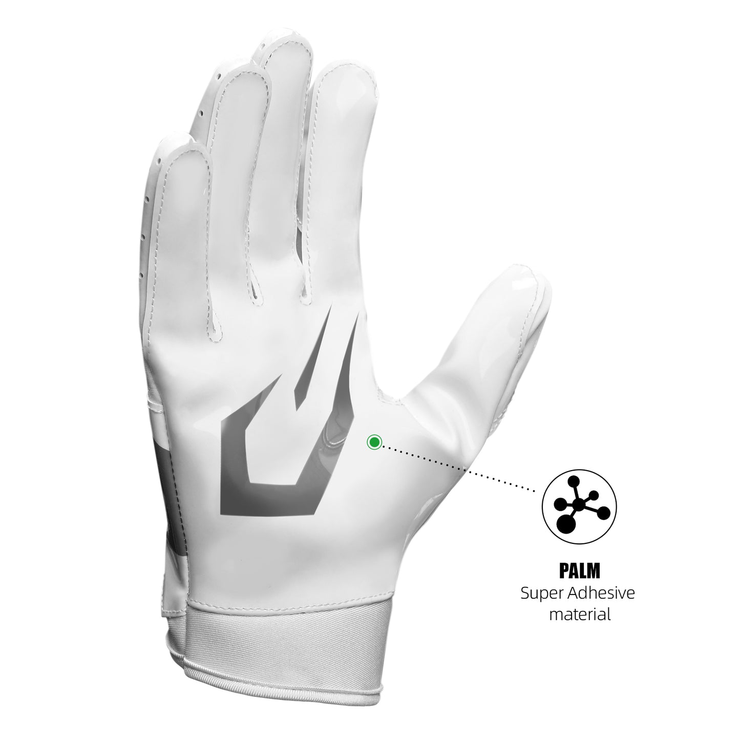 TROPERSEE FRZ 1.0 FOOTBALL GLOVES WHITE