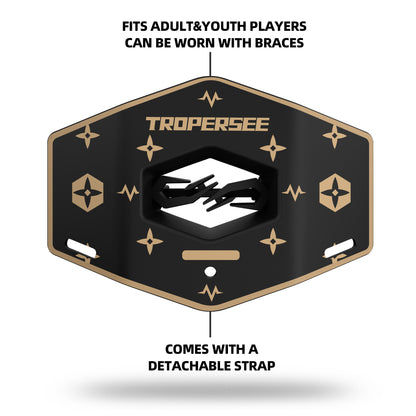 BLACK & GOLD PATTERN VO₂PEAK MOUTHGUARD