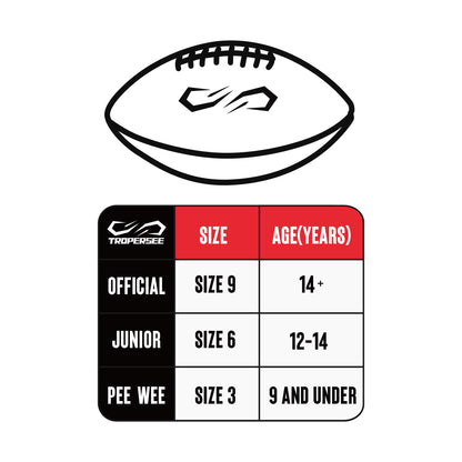 WHITE LASER AMERICAN FOOTBALL