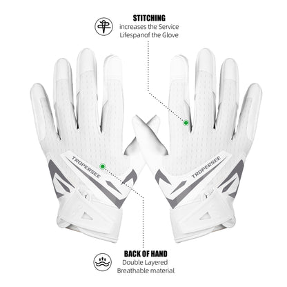 TROPERSEE FRZ 1.0 FOOTBALL GLOVES WHITE
