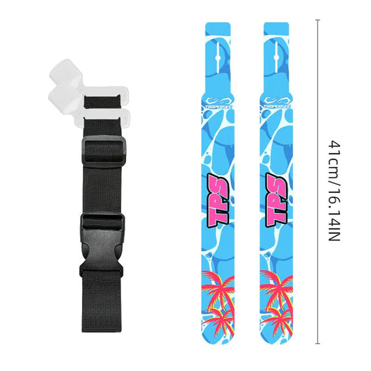Adult Flag Football Belt-Light blue waves