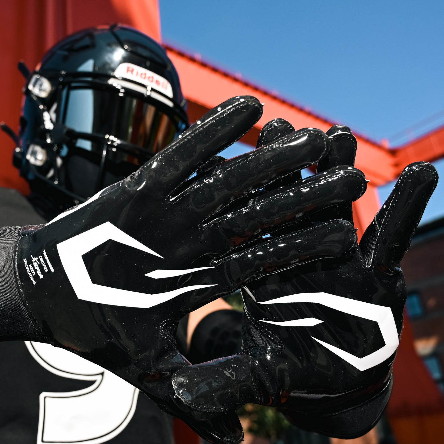 TROPERSEE FRZ 1.0 FOOTBALL GLOVES BLACK