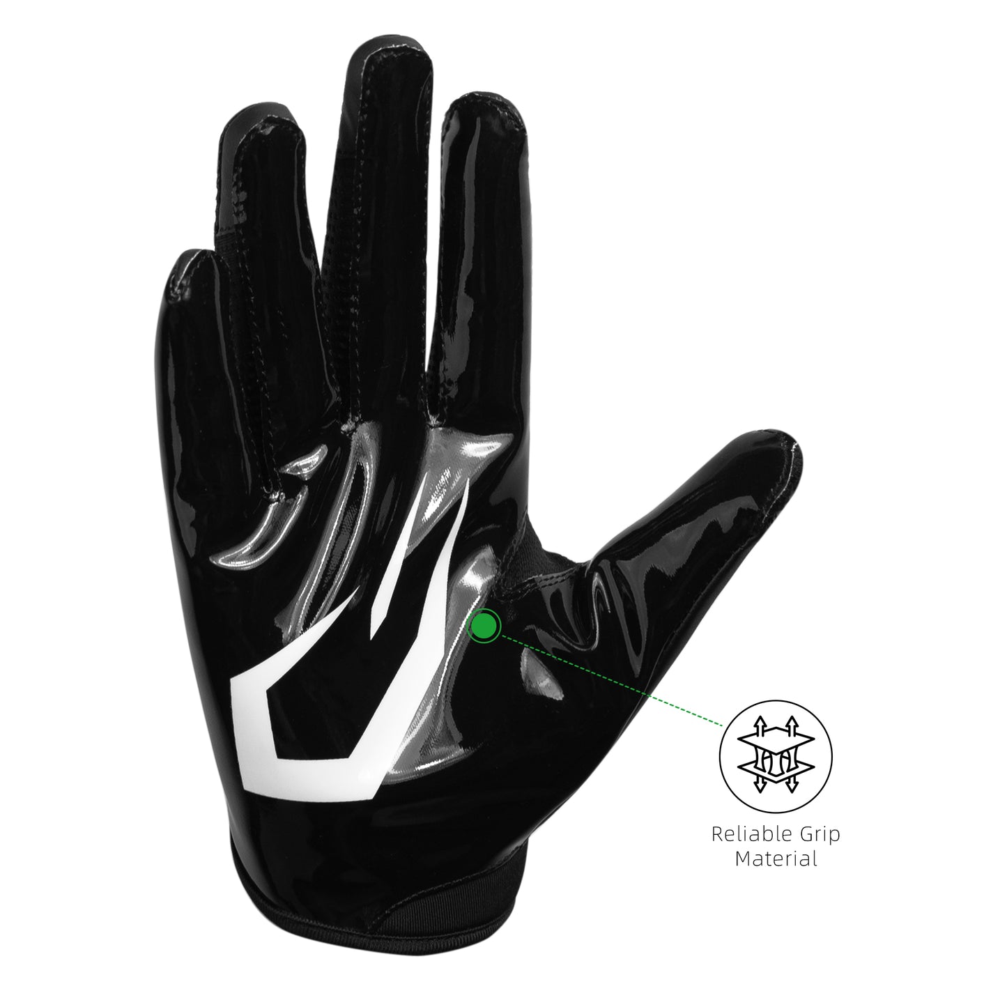 Pre-Order-TROPERSEE GMD Game Day Football Gloves Black