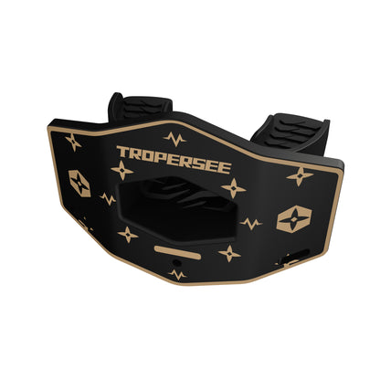 BLACK & GOLD PATTERN VO₂PEAK MOUTHGUARD