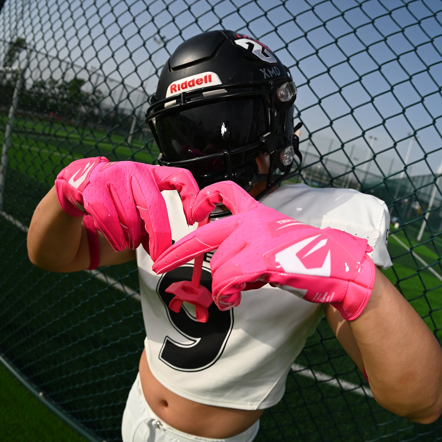 TROPERSEE FRZ 1.0 FOOTBALL GLOVES PINK