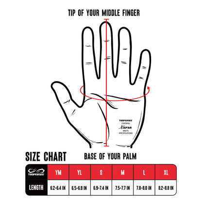 TROPERSEE FRZ 1.0 FOOTBALL GLOVES WHITE