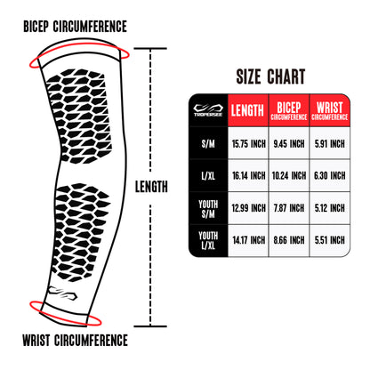 TROPERSEE GRIP ARM SLEEVES BLACK